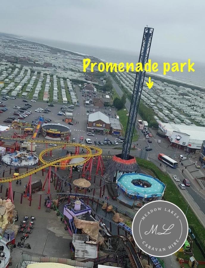 Promenade 566, Direct Beach Access, Close To Fantasy Island, Wifi, Pet Friendly - Meadow Lakes Caravan & Lodge Hire スケッグネス エクステリア 写真
